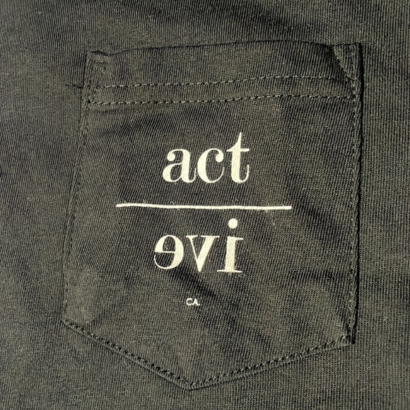 Active Ride Shop Short Sleeve Tee Shirt with Pocket —Small, Black, NWT - Picture 5 of 8